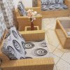 Cane sofa set with divan(6 in one set)