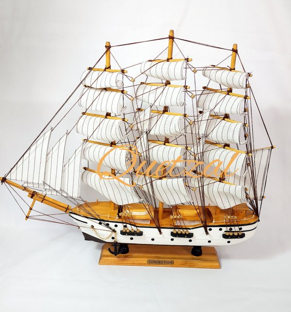 Wooden vintage ship