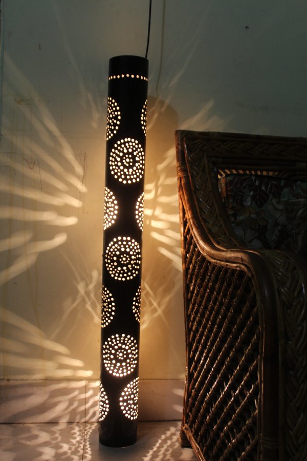 Fiber stand table lamp