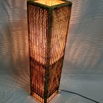 Handicraft rattan knitting floor lamp