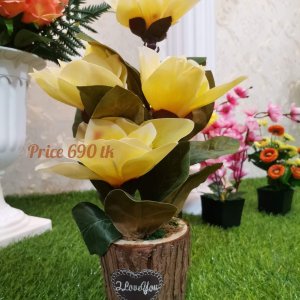 Artificial flower tub